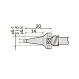 Наконечник для демонтажного пистолета GOOT TP-100N-S8