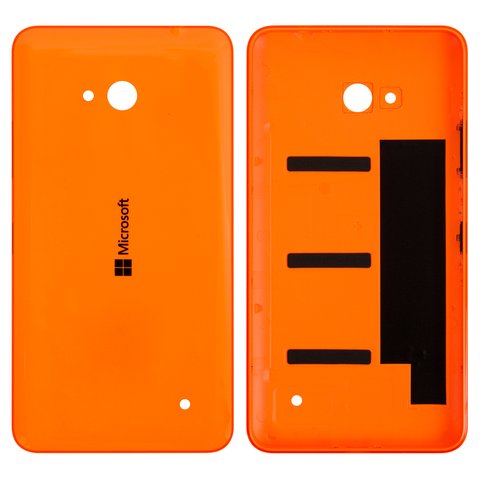 Задня панель корпуса для Microsoft Nokia  640 Lumia, помаранчева, з боковою кнопкою
