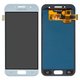 Дисплей для Samsung A320 Galaxy A3 (2017), голубой, без рамки, Сopy, (TFT), без регулювання яскравості