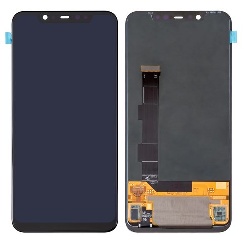 Дисплей для Xiaomi Mi 8, черный, без рамки, Original PRC , M1803E1A