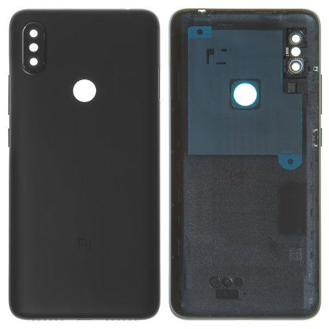 Задняя панель корпуса для Xiaomi Redmi S2, черная, M1803E6G, M1803E6H, M1803E6I