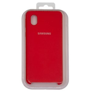 Чехол для Samsung A013 Galaxy A01 Core, красный, Original Soft Case, силикон, red 14 