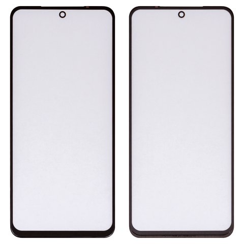 Стекло корпуса для Xiaomi Poco M5s, Redmi Note 10, Redmi Note 10S, с OCA пленкой, черное