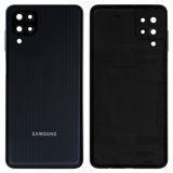 Задня панель корпуса для Samsung M127 Galaxy M12, чорна