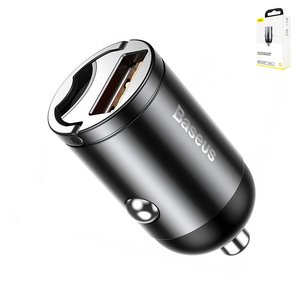 Автомобильное зарядное устройство Baseus Tiny Star, черное, Quick Charge, 30 Вт, 5 А, 12 24 B, #VCHX A0G