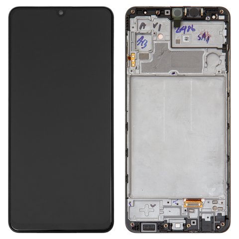 Дисплей для Samsung M325 Galaxy M32, чорний, з рамкою, Original, сервісне опаковання, #GH82 26193A GH82 25981A