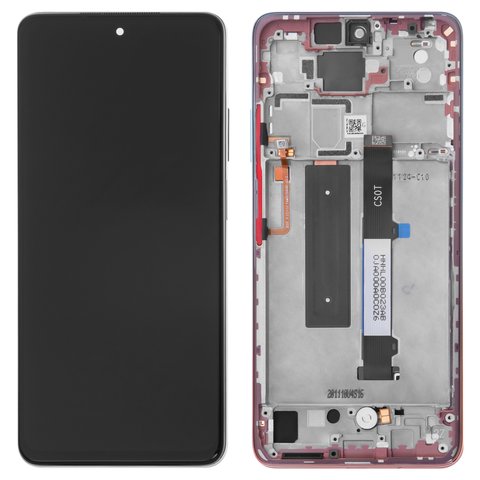 Дисплей для Xiaomi Mi 10T Lite, золотистый, с рамкой, Original PRC , M2007J17G