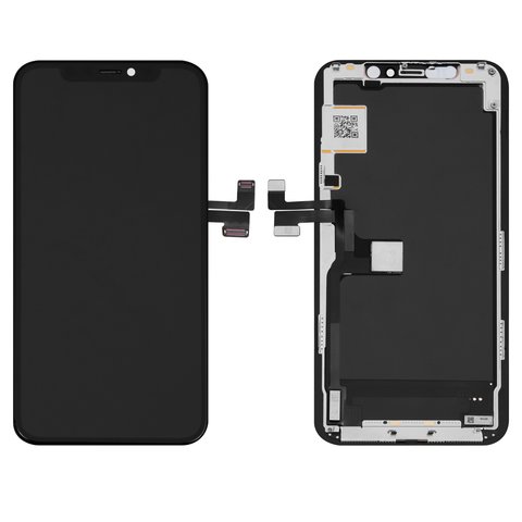 Дисплей для iPhone 11 Pro, черный, с рамкой, High Copy, OLED , GW OEM soft