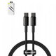 USB кабель Baseus Tungsten Gold, 2xUSB тип-C, 100 см, 100 Вт, чорний, #CATWJ-01