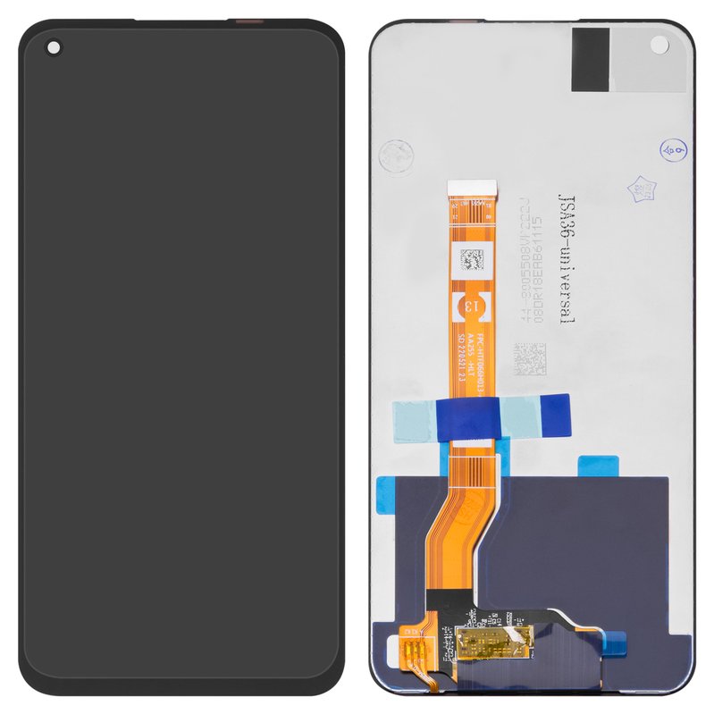 Дисплей для Oppo A36, A76, черный, без рамки, High Copy, PESM10