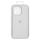 Чохол для Apple iPhone 14 Pro, білий, Original Soft Case, силікон, white (09) full side