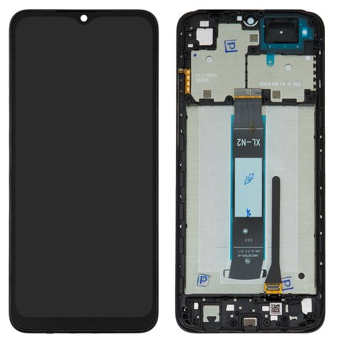Дисплей для Xiaomi Redmi A2, Redmi A2 Plus, черный, с рамкой, Original PRC 