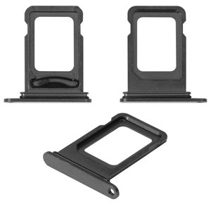 Тримач SIM карти для iPhone 13 Pro Max, сірий, double SIM