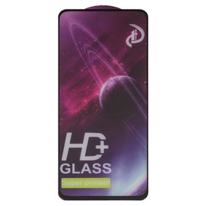 Защитное стекло All Spares для Realme 10, 9, 9 pro plus, совместимо с чехлом, Full Glue, черный, cлой клея нанесен по всей поверхности
