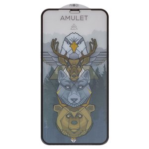 Защитное стекло iNobi Amulet для Apple iPhone 11, iPhone XR, Full Glue, Anti Static, без упаковки , черный, cлой клея нанесен по всей поверхности