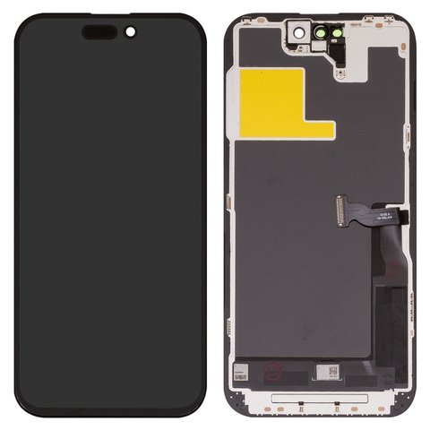 Дисплей для iPhone 14 Pro, черный, с рамкой, Copy, TFT , JK