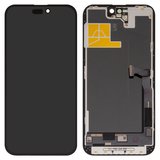 Дисплей для iPhone 14 Pro Max, черный, с рамкой, High Copy, без микросхемы, (OLED), YK OEM hard