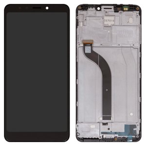 Дисплей для Xiaomi Redmi 5, черный, с рамкой, Сopy, MDG1, MDI1