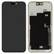 Дисплей для iPhone 15 Pro Max, черный, с рамкой, High Copy, без микросхемы, (OLED), GX OEM hard