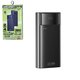 Power bank Remax FC-12, 20000 мАг, 22,5 Вт, чорний, Quick Charge, Power Delivery (PD), #6954851253341
