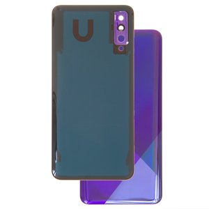Panel trasero de carcasa puede usarse con Samsung A307F DS Galaxy A30s, morada, con vidrio de cámara, prism crush violet