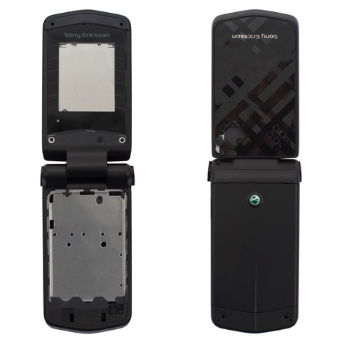 Carcasa puede usarse con Sony Ericsson Z555, High Copy, negro