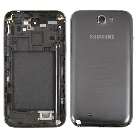 Housing compatible with Samsung N7100 Note 2, gray 