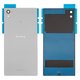 Housing Back Cover compatible with Sony E6603 Xperia Z5, E6653 Xperia Z5, E6683 Xperia Z5 Dual, (silver)