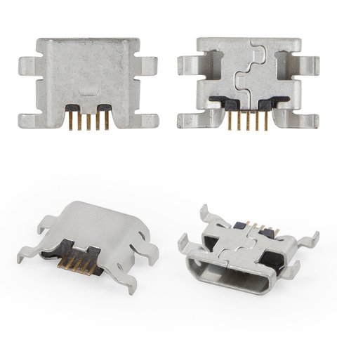 Conector de carga puede usarse con ZTE Blade L2, N807, N983, U807, U956, 5 pin, micro USB tipo B