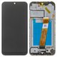 LCD compatible with Samsung A015 Galaxy A01, A015F Galaxy A01, (black, with frame, Original (PRC), with narrow connector, original glass)