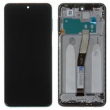 Pantalla LCD puede usarse con Xiaomi Redmi Note 9 Pro, Redmi Note 9S, verde, con marco, Original (PRC), M2003J6B2G, M2003J6A1G