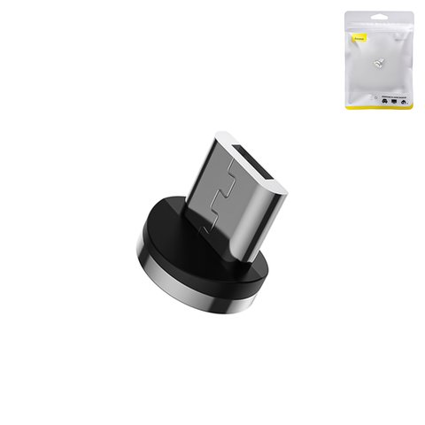 Адаптер Baseus Zinc Magnetic Safe, магнитный, micro USB тип B, 2,1 А, #CAMXC M01