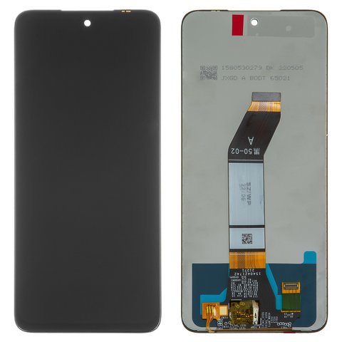 LCD compatible with Xiaomi Redmi 10, Redmi 10 2022 , black, without frame, High Copy 