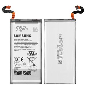 Battery EB BG950ABA EB BG950ABE compatible with Samsung G950 Galaxy S8, Li ion, 3.85 V, 3000 mAh, Original, refurbished 