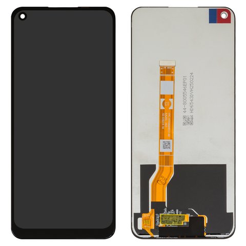 Pantalla LCD puede usarse con Oppo A36, A76, negro, sin marco, Box  PESM10, CPH2375, FPC HTF066H013 A0
