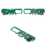 Flat Cable compatible with Vivo Y20 (2020), (headphone connector, charge connector, with microphone, Copy, charging board)
