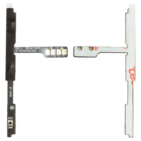 Cable flex puede usarse con ZTE Blade A35, Blade A55, del botón de volumen, del botón de encendido