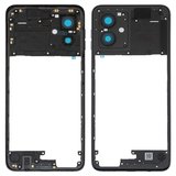 Housing Middle Part compatible with Motorola Moto G54, (dark blue)