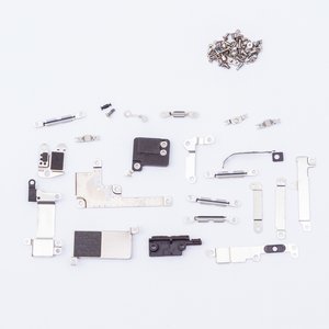 Screw compatible with iPhone 8 Plus, full set, with clamping plates 