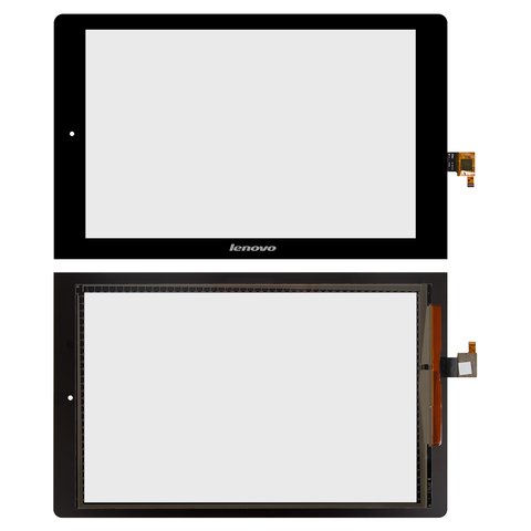 Touchscreen compatible with Lenovo B8080 Yoga Tablet 10 HD Plus, black 