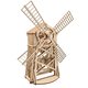Mechanical 3D Puzzle Wood Trick Windmill