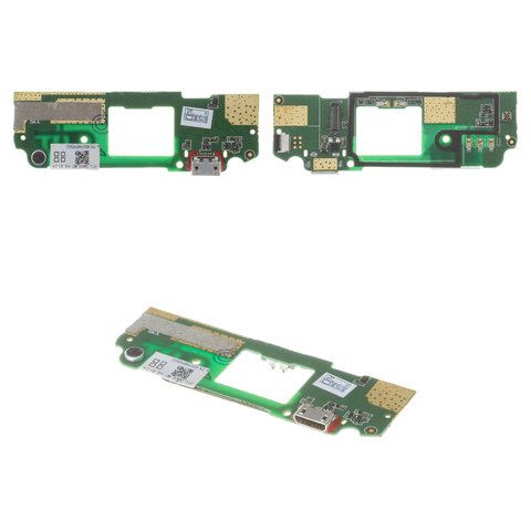 Flat Cable compatible with HTC Desire 620, charge connector, with microphone, charging board