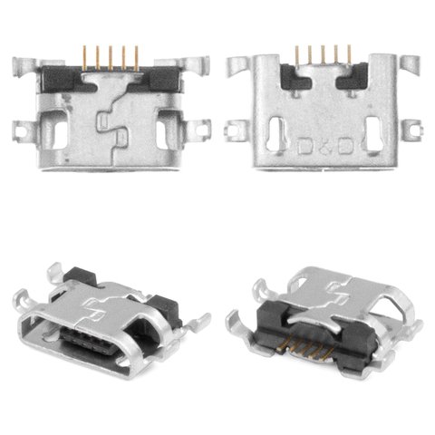 Charge Connector compatible with Xiaomi Redmi Note 3, Redmi Note 3 Pro, 5 pin, micro USB type B 