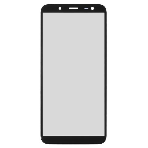 Housing Glass compatible with Samsung J600F Galaxy J6, black 