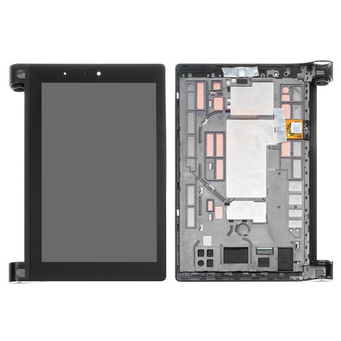 LCD compatible with Lenovo Yoga Tablet 2 831, black, with frame, windows version  #MCF 080 1838 CLAA080FP01 XG