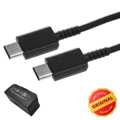 USB Cable Samsung, 2xUSB type C, 80 cm, black, Original  #GH39 02031A