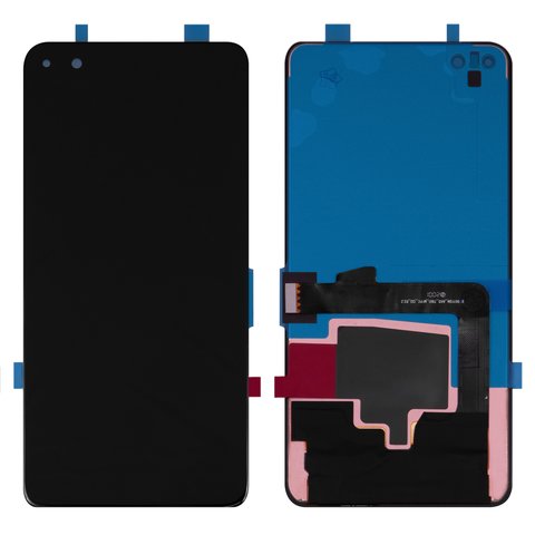 LCD compatible with Huawei P40, black, without frame, High Copy, OLED , ANA AN00 ANA TN00 ANA NX9 ANA LX4