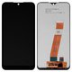 LCD compatible with Samsung M015 Galaxy M01, (black, without frame, original (change glass) )