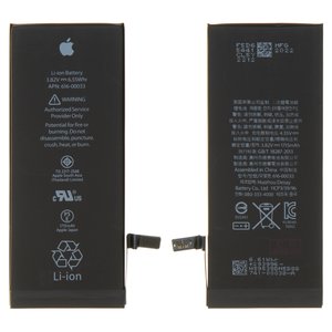 Аккумулятор для iPhone 6S, Li Polymer, 3,82 B, 1715 мАч, HC, original IC, #616 00036 616 00033
