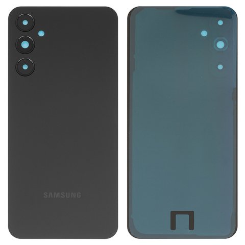 Задняя панель корпуса для Samsung A057 Galaxy A05s, черная, со стеклом камеры, black